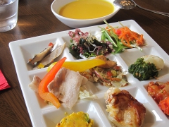 神戸ハーブ園での昼食